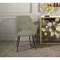 KRZESŁO VICENZA ZIELONE ZESTAW 2 SZT 58x63x85,5 cm